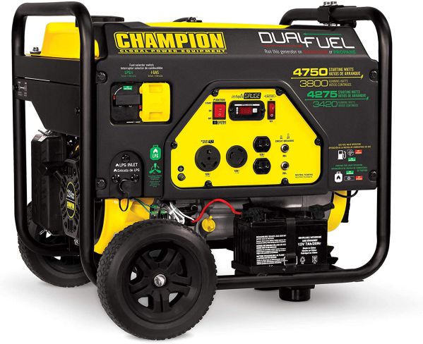 Champion 76533 Dual Fuel RV Ready Portable Generator