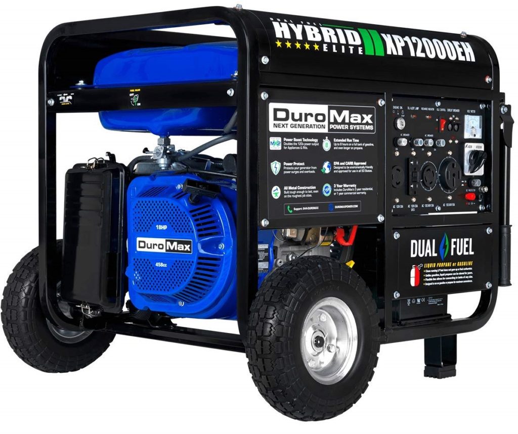 DuroMax XP12000EH Dual Fuel Generator