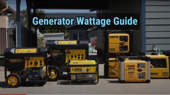 Generator Wattage Guide