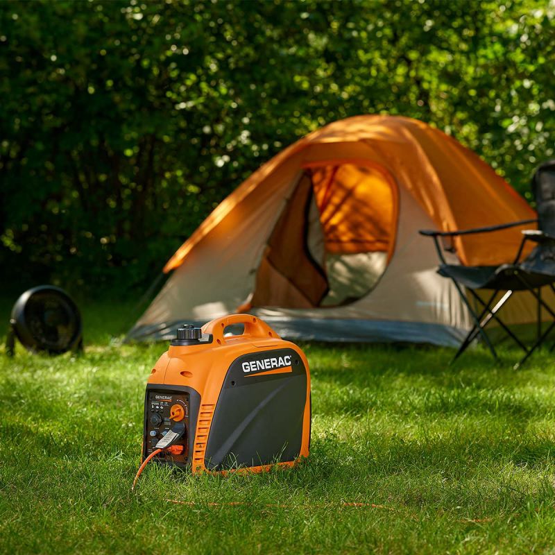 use of generator while camping