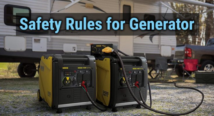 Safety Rules for Generator