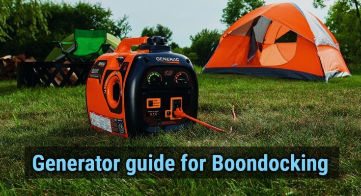 Generator guide for Boondocking