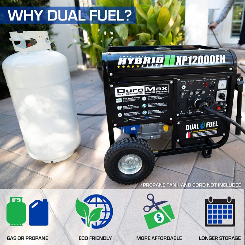 DuroMax XP12000EH Dual Fuel Generator