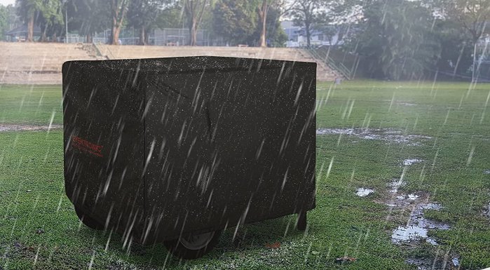 Generator in rain